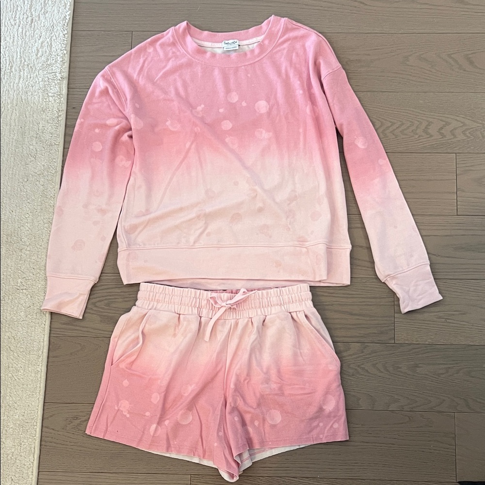 Splendid Pink Gradient Pajama Set NWT